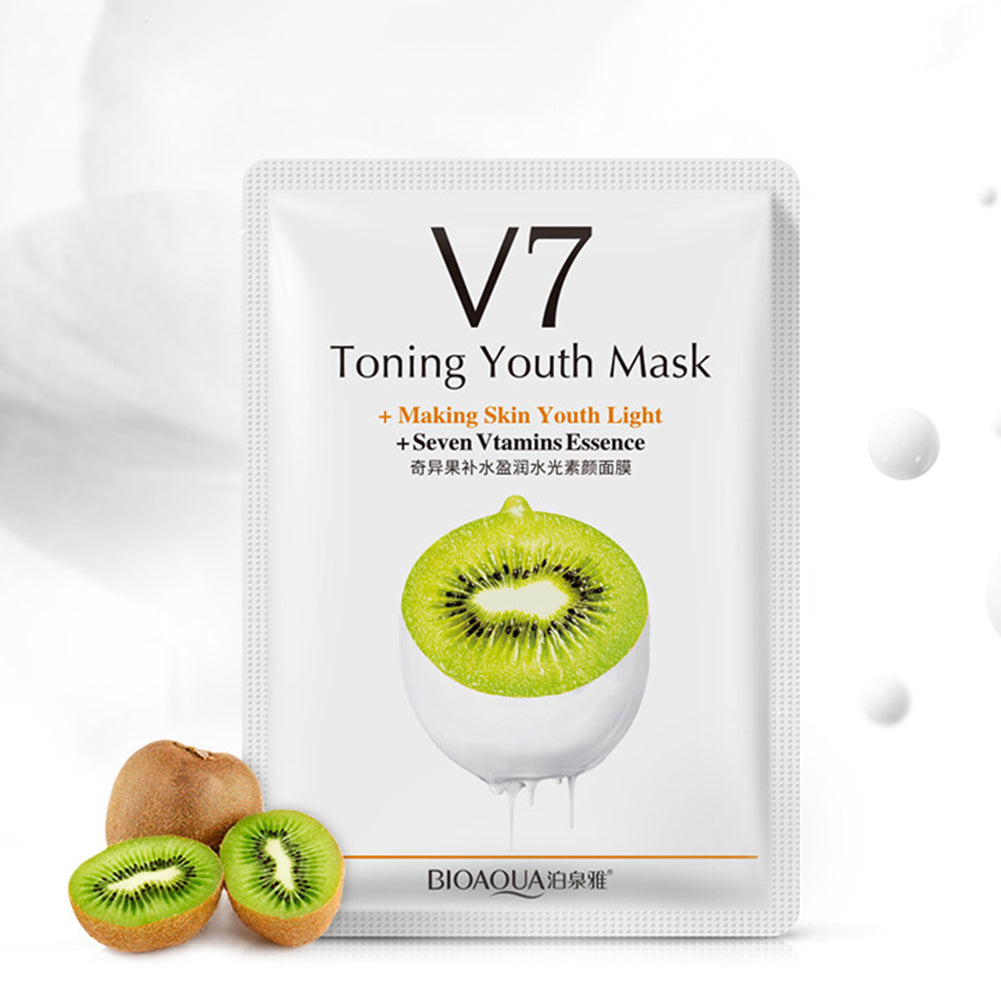 Women Beauty Ultra-Thin Moisture Hydrating Fruit Vitamins Essence Mask Skin Care