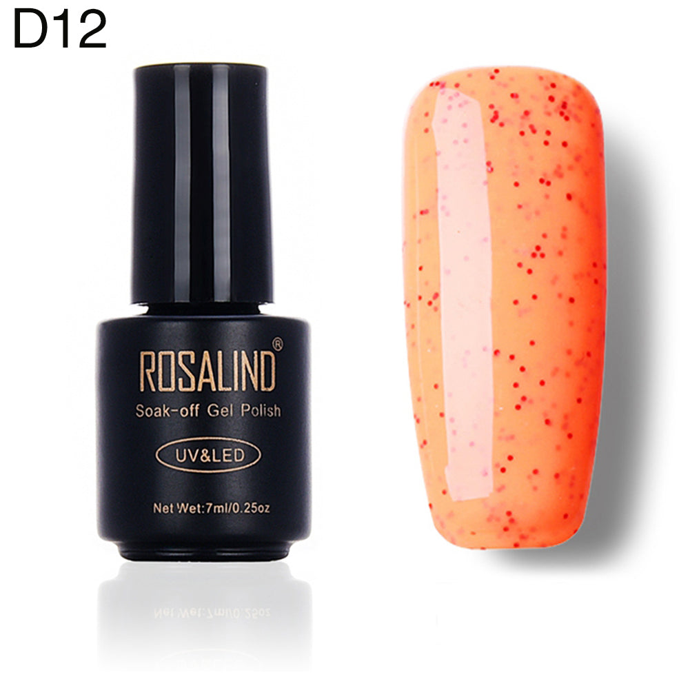 7ml Long Lasting UV Nail Gel Polish Glitter Enamel Nail-painting Manicure Tools