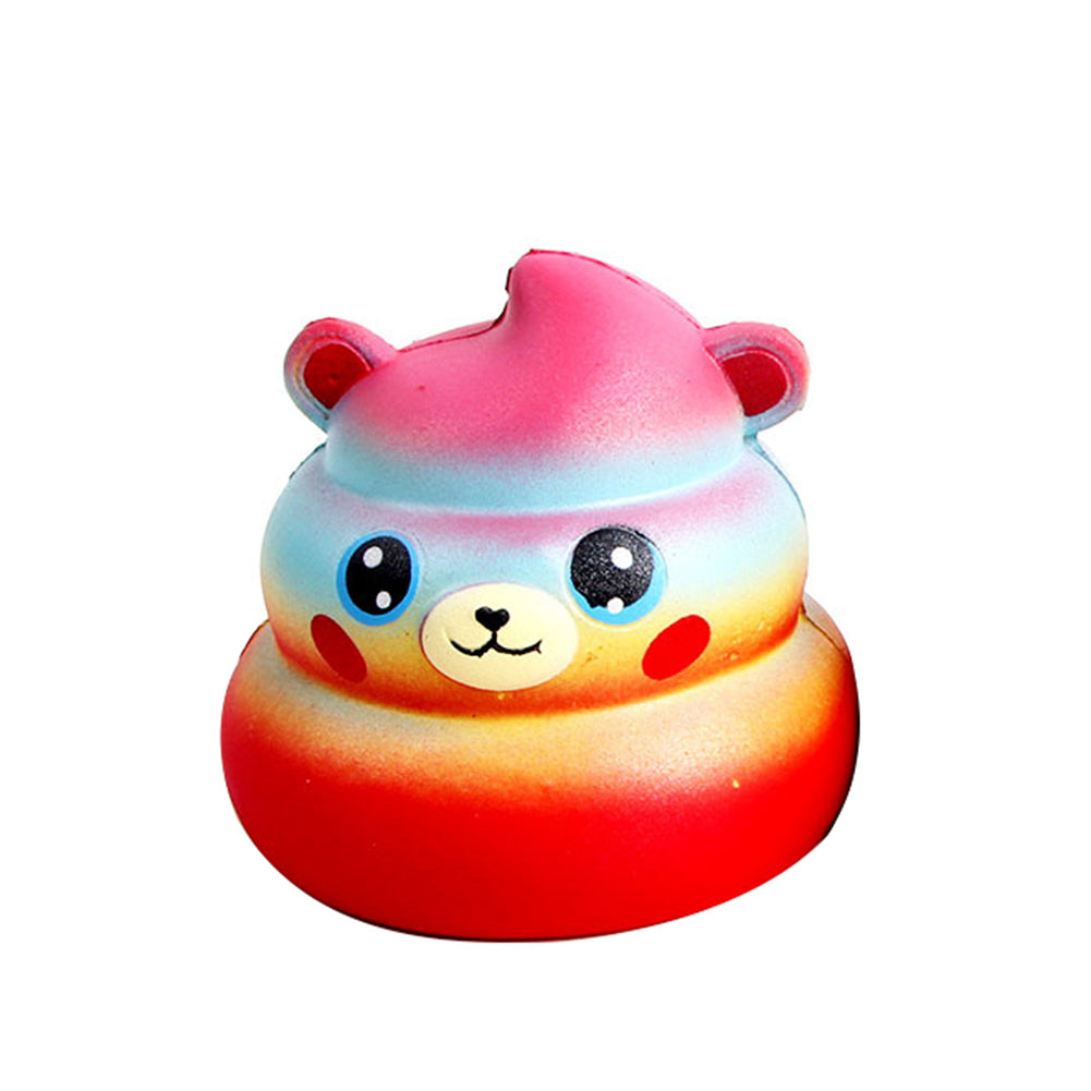 Kids Adults Squishy Slow Rising Soft Cute Poo Bear Squeeze Toys Stress Reliever