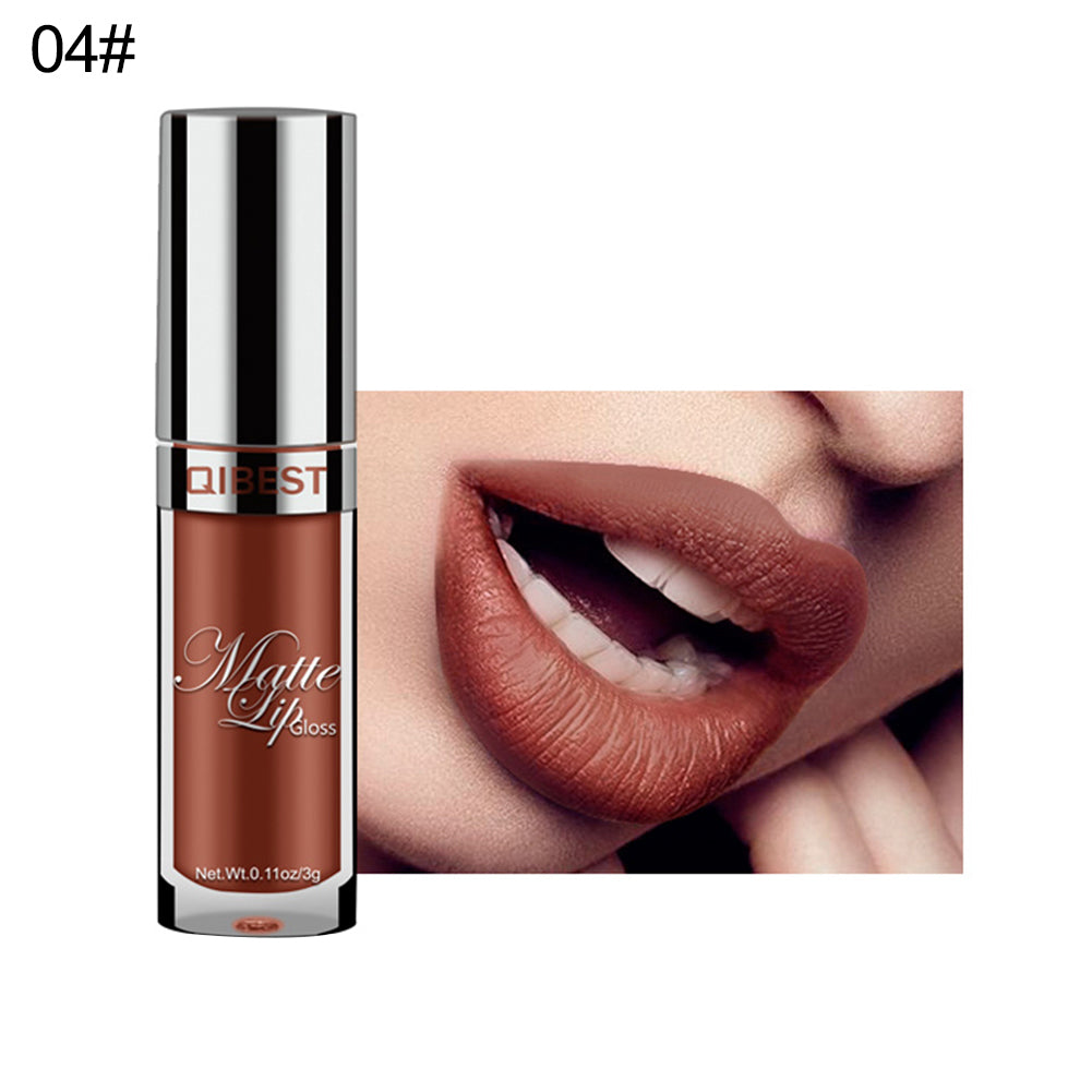 Matte Long Lasting Liquid Lipstick Lip Gloss Non Stick Cup Cosmetic Women Makeup