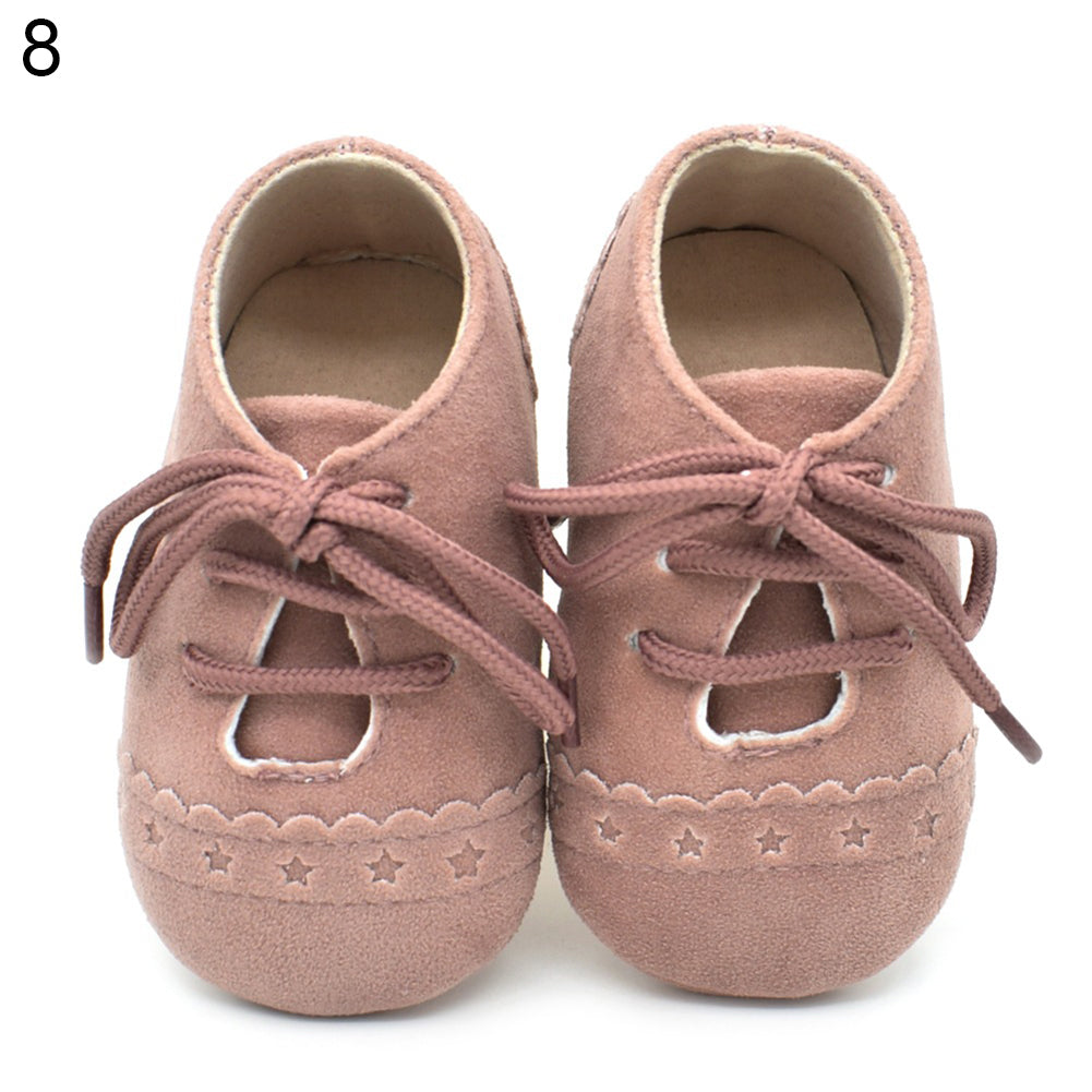 Fashion Toddler Baby Boys Girls Faux Leather Shoes Soft Flats Casual Prewalker