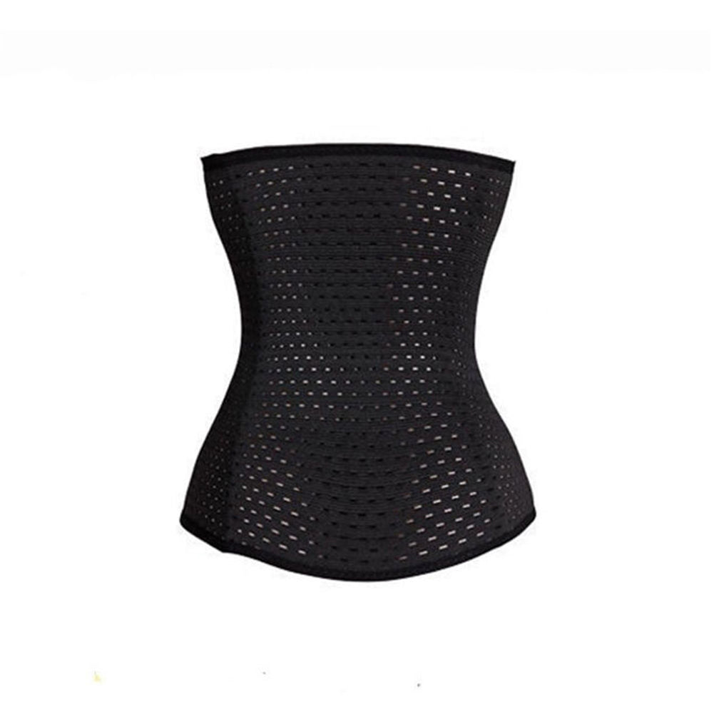 Women Breathable Underbust Corset Waist Tummy Control Trainer Belt Body Shaper