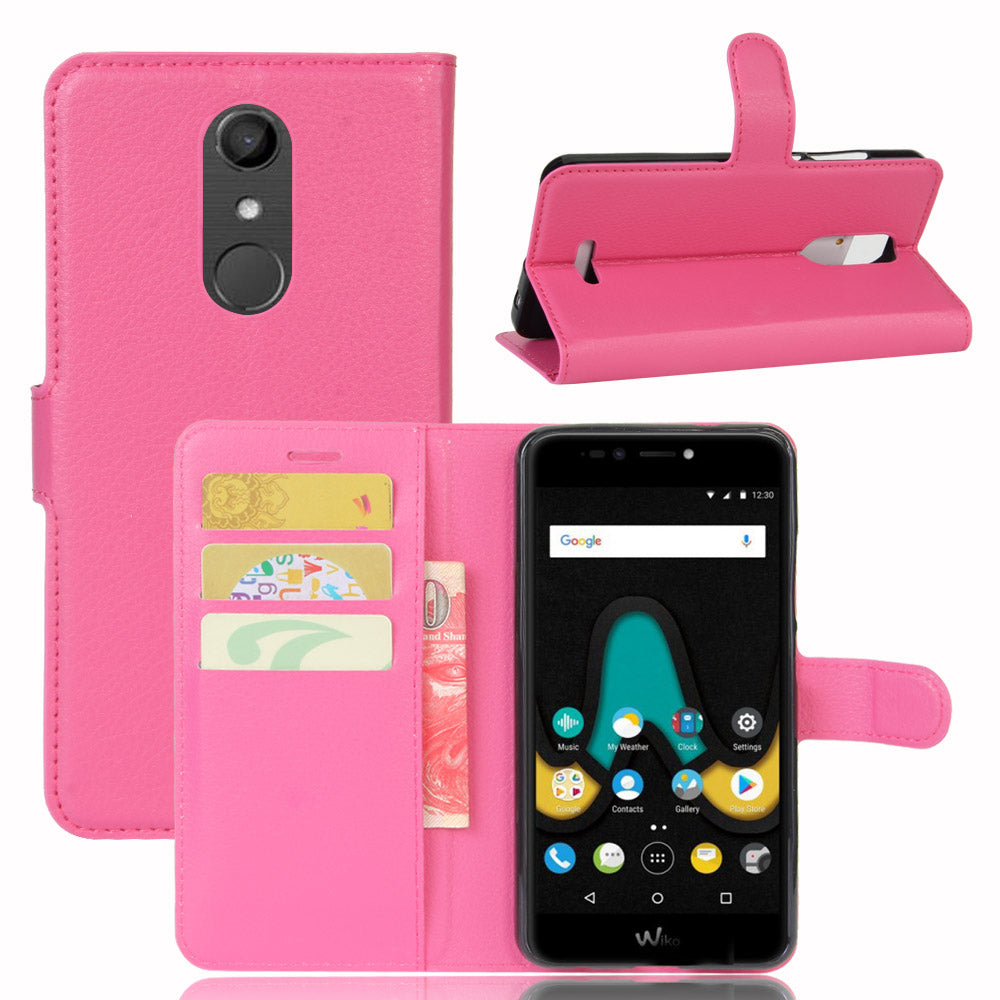 Wiko Upulse Case High Quality PU Leather Flip Cover Kickstand Anti-shock Wallet Case for Wiko Upulse