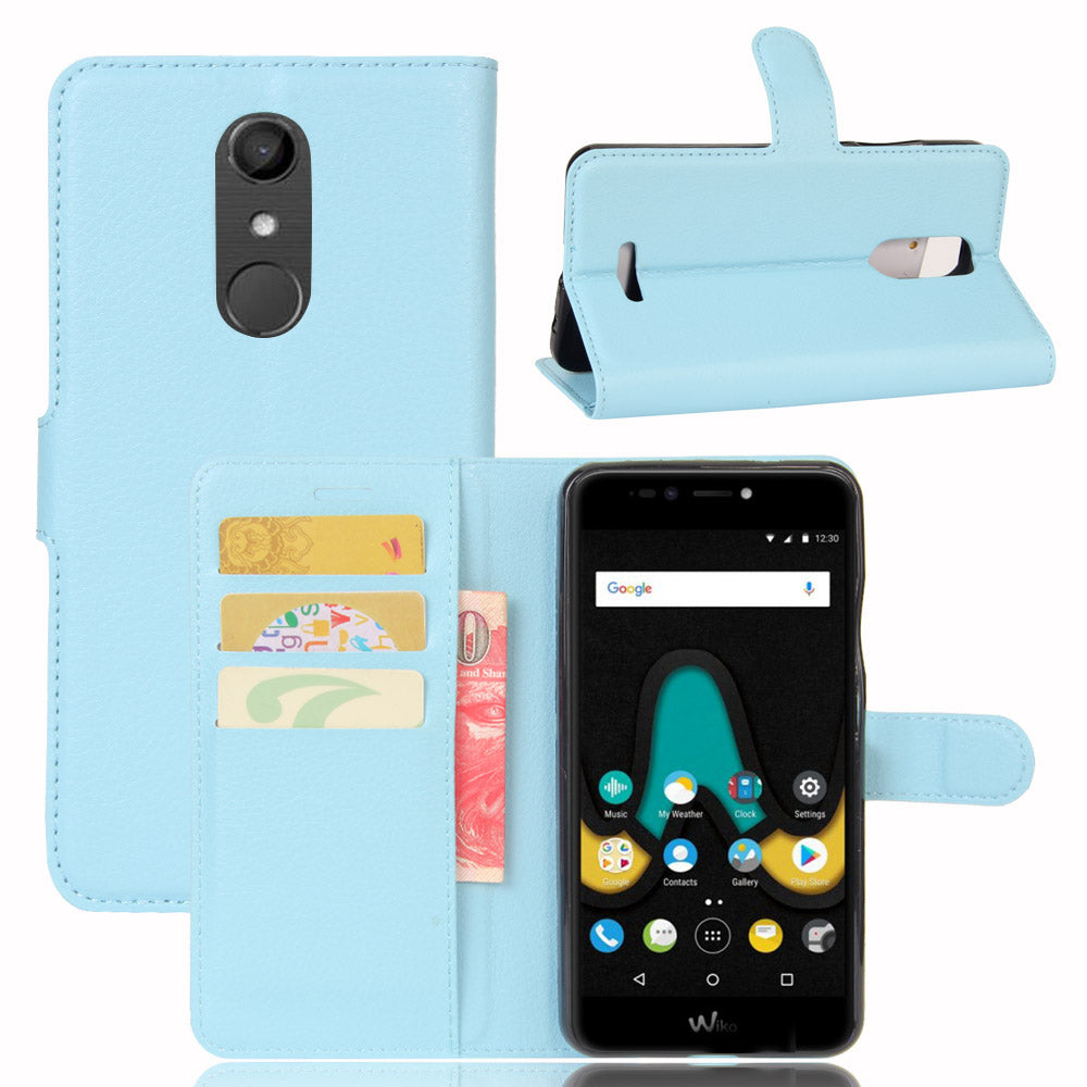 Wiko Upulse Case High Quality PU Leather Flip Cover Kickstand Anti-shock Wallet Case for Wiko Upulse