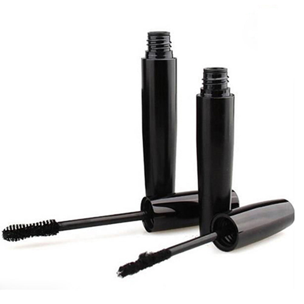 2Pcs Makeup Eyelash Long Curling Fiber 3D Mascara Eye Lashes Extension Black Set