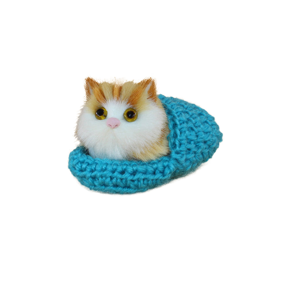 Kids Toy Cute Cat Slippers Sounding Simulation Plush Animal Decor Xmas Gift