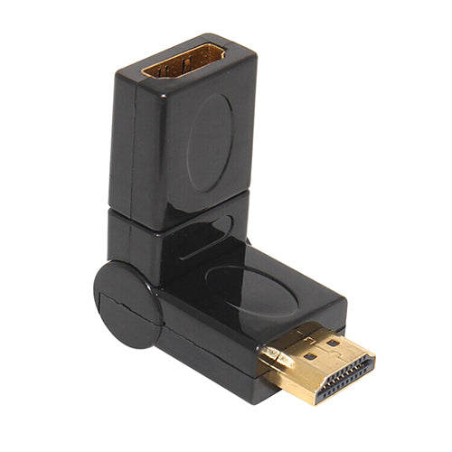 HDMI 1.4 Angled Type HDMI to HDMI Male to Female 360 °Rotating Adapter Connector