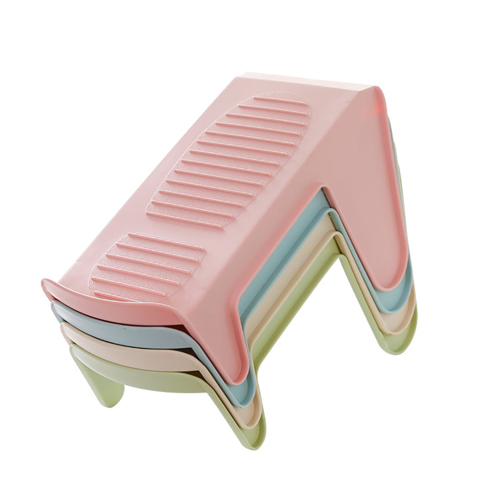 Fashion Plastic Shoes Display Rack Organizer Space Saving Storage Holder Shelf