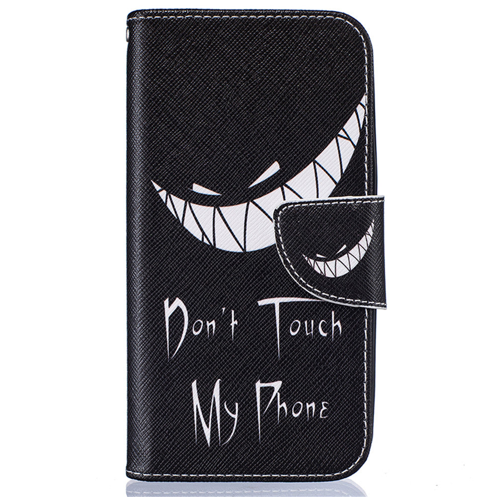 LG K5 Case High Quality PU Leather Flip Cover Kickstand Anti-shock Wallet Case for LG K5 X220ds