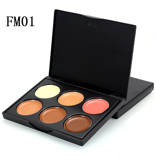 Women Beauty Makeup Cosmetic Tool Long Lasting 6 Colors Concealer Cream Palette