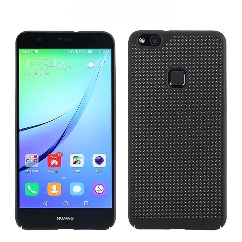Utral Thin Huawei Nova Lite Mesh Design Radiating Back Covers Super Light PC Hard Phone Case for Huawei P10 Lite