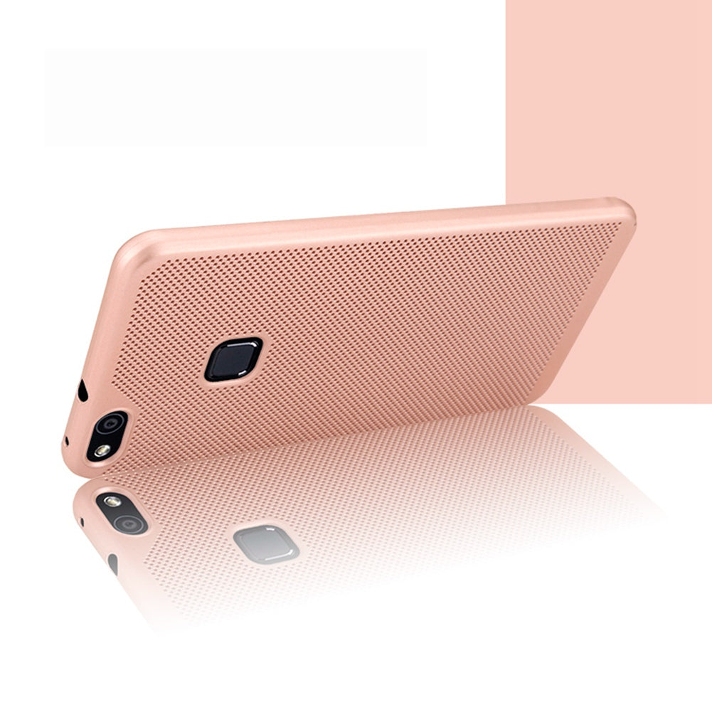 Utral Thin Huawei Nova Lite Mesh Design Radiating Back Covers Super Light PC Hard Phone Case for Huawei P10 Lite