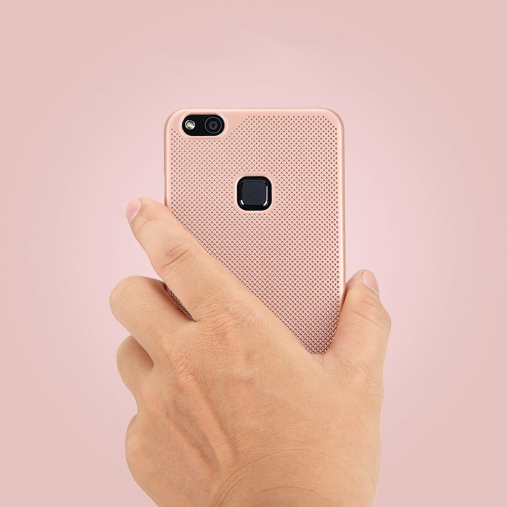 Utral Thin Huawei Nova Lite Mesh Design Radiating Back Covers Super Light PC Hard Phone Case for Huawei P10 Lite