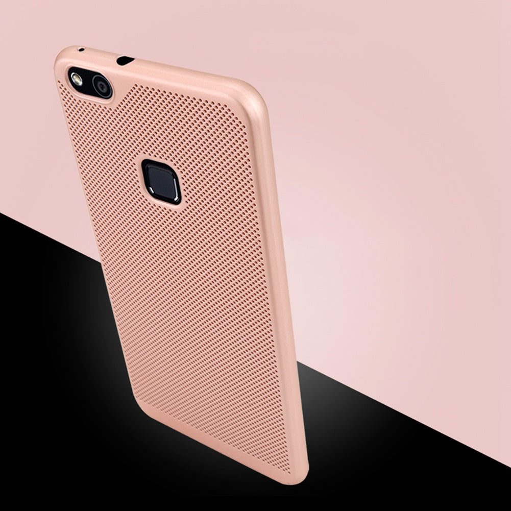Utral Thin Huawei Nova Lite Mesh Design Radiating Back Covers Super Light PC Hard Phone Case for Huawei P10 Lite
