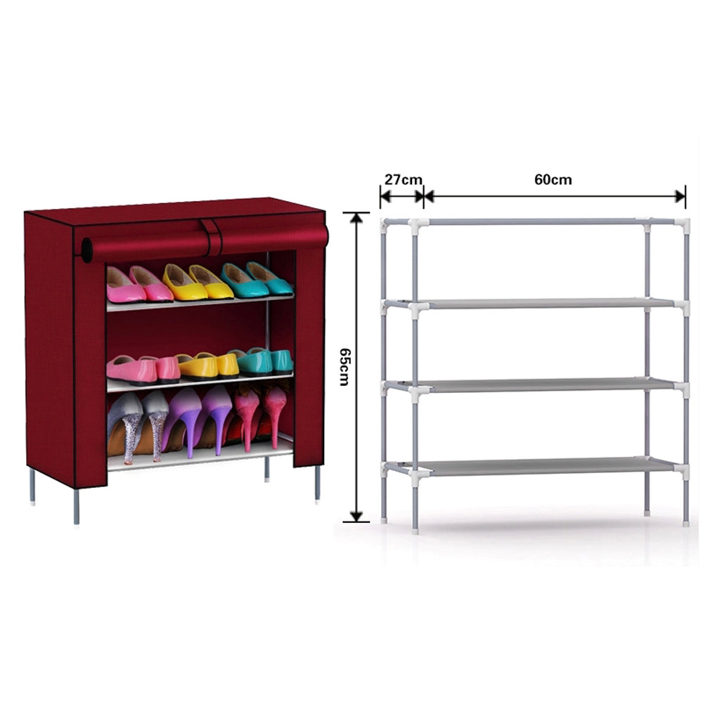Non-woven fabrics Simple multi-layers shoe rack