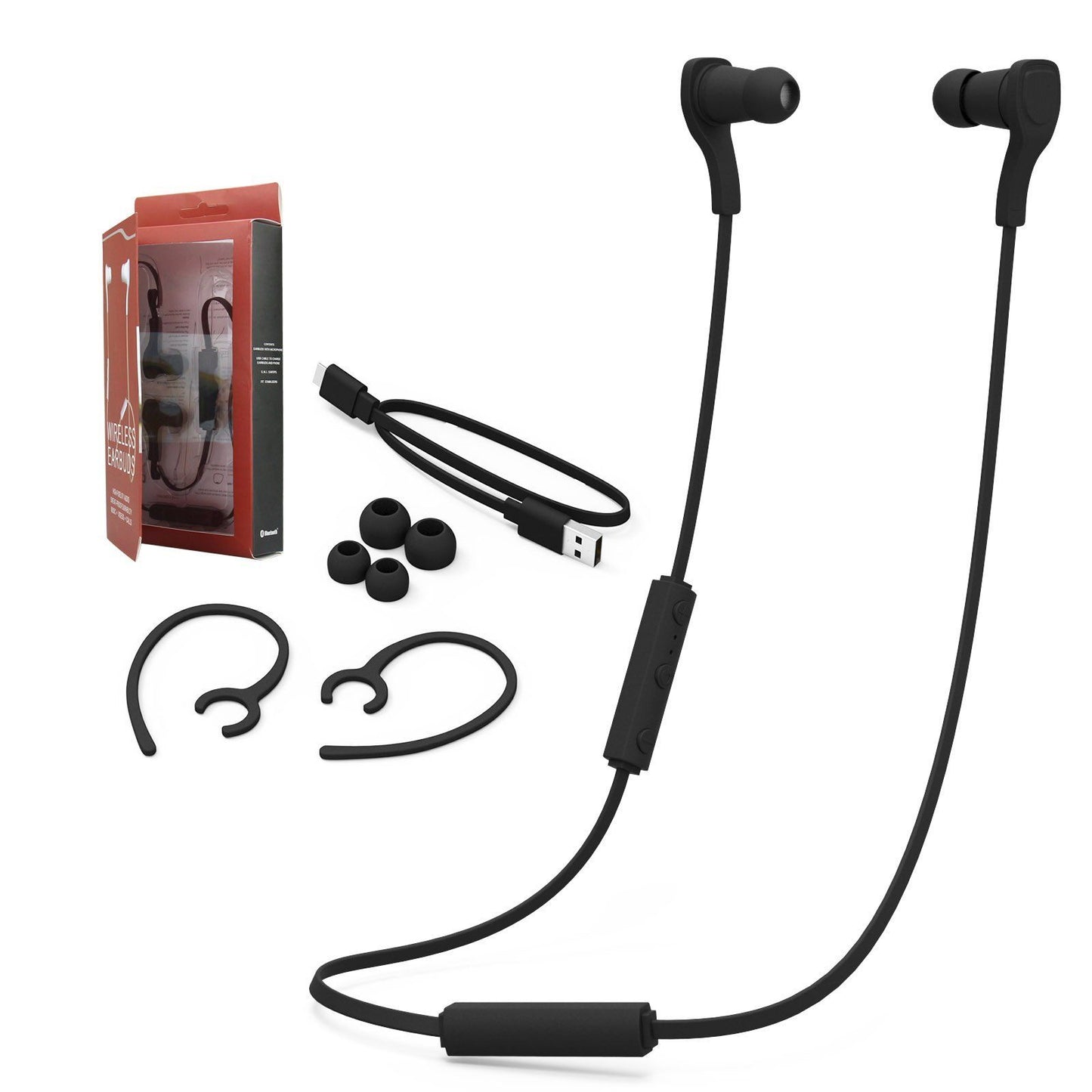 Wireless Bluetooth Headset SPORT Stereo Earphone Headphone for Samsung LG iPhone