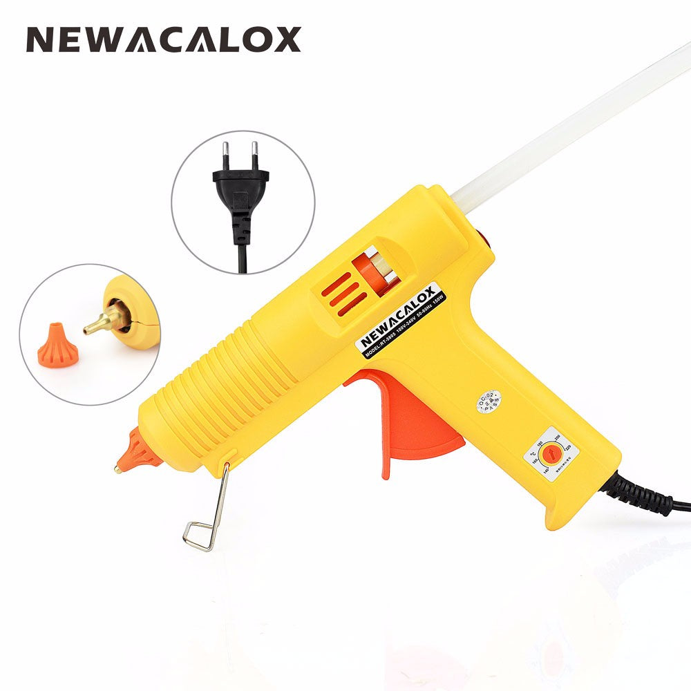 Industrial 150W EU Plug Hot Melt Glue Gun with 1 pcs 11mm Stick Heat Temperature Tool Guns Thermo Gluegun Repair Tools