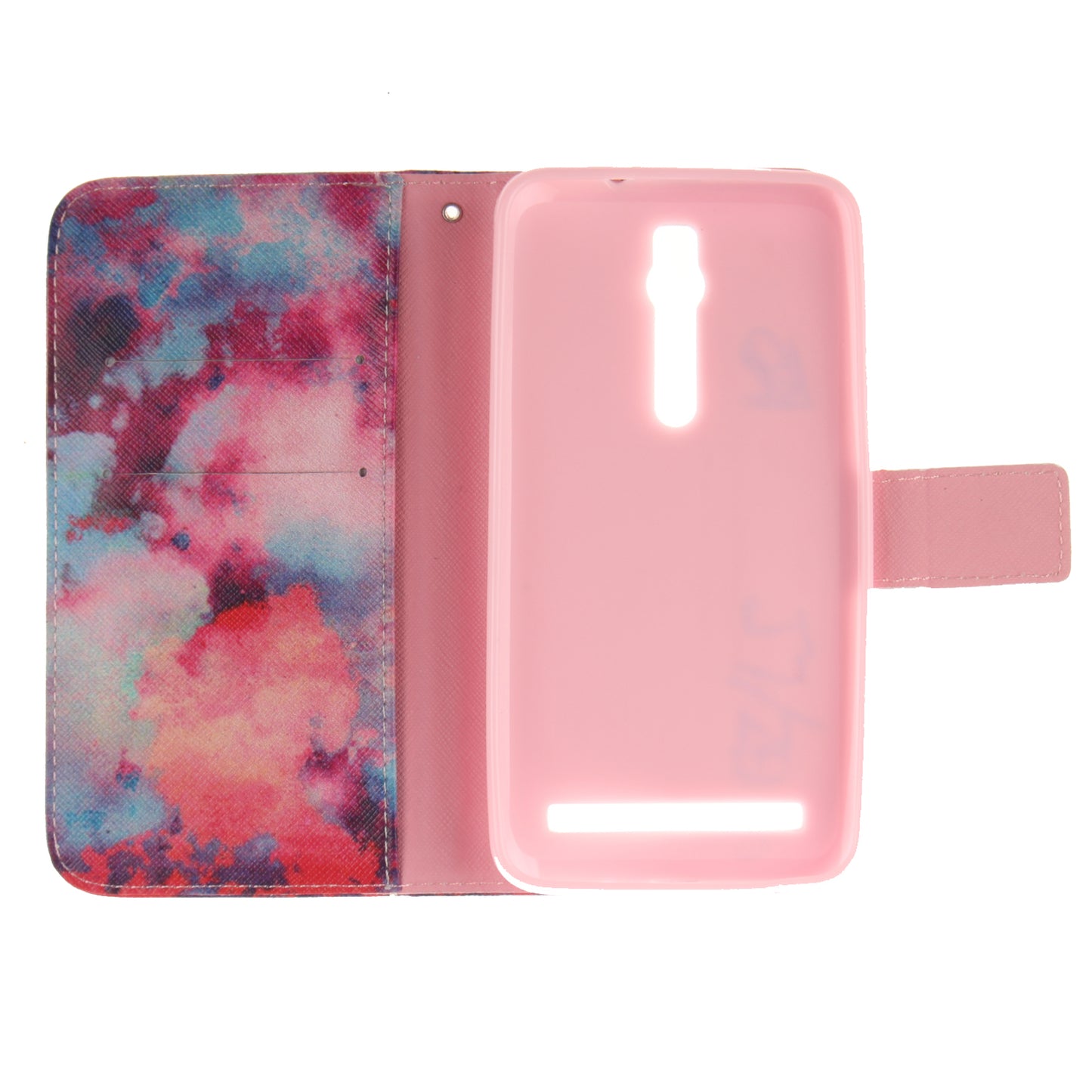 Asus Zenfone 2 ZE551ML Case Pattern Printed Flip Magnetic Wallet Card Slot Soft Protective Cover for Asus Zenfone 2 ZE551ML