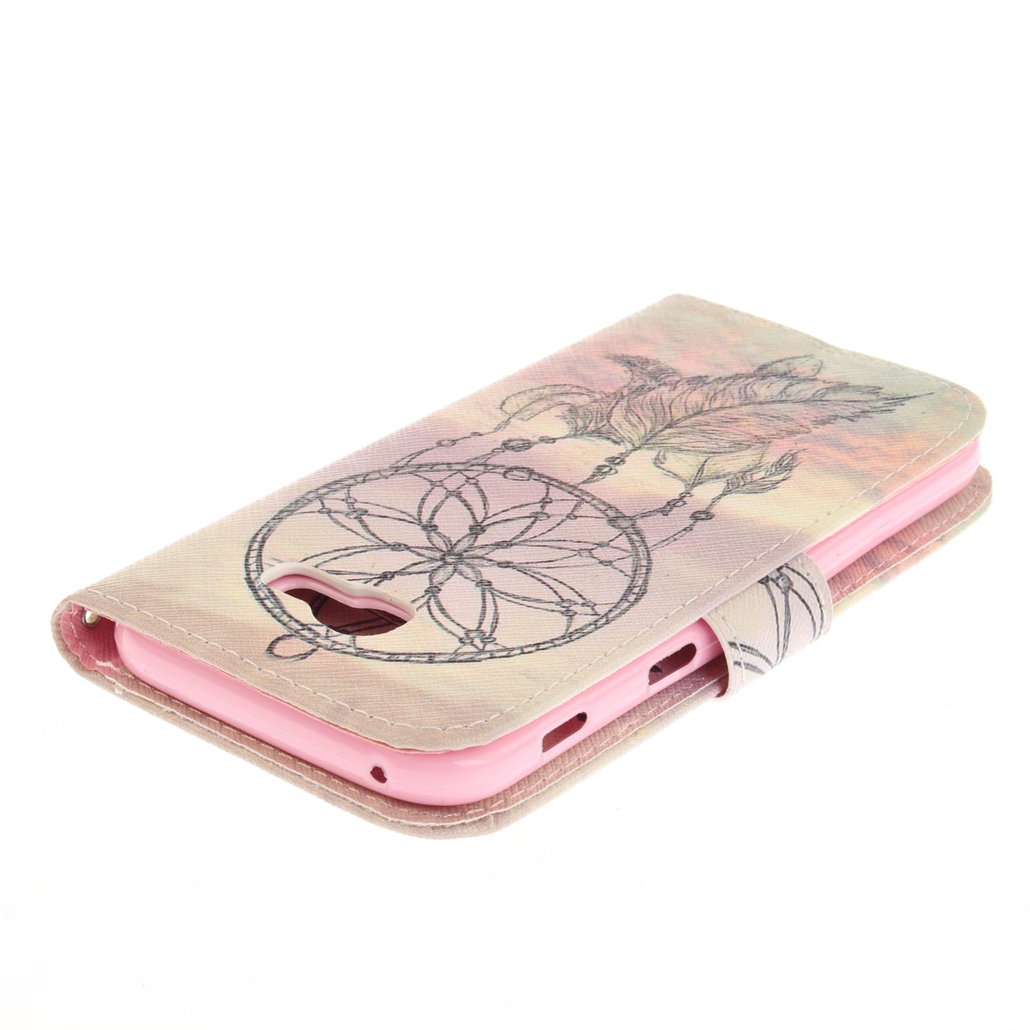 Samsung Galaxy A3 2017 Case Pattern Printed Flip Magnetic Wallet Card Slot Soft Protective Cover for Samsung Galaxy A3 2017
