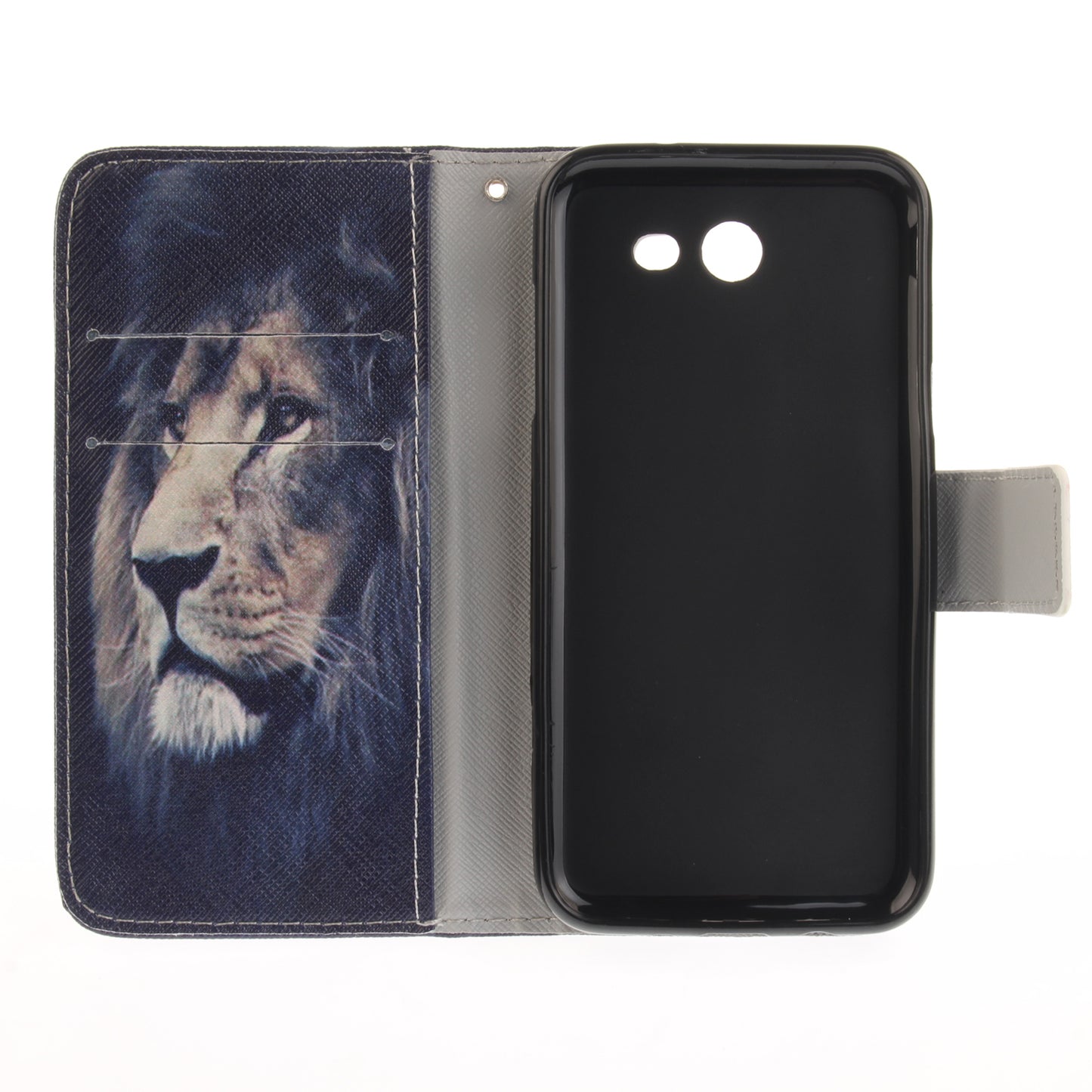 Samsung Galaxy J3 2017 Case Pattern Printed Flip Magnetic Wallet Card Slot Soft Protective Cover for Samsung Galaxy J3 2017