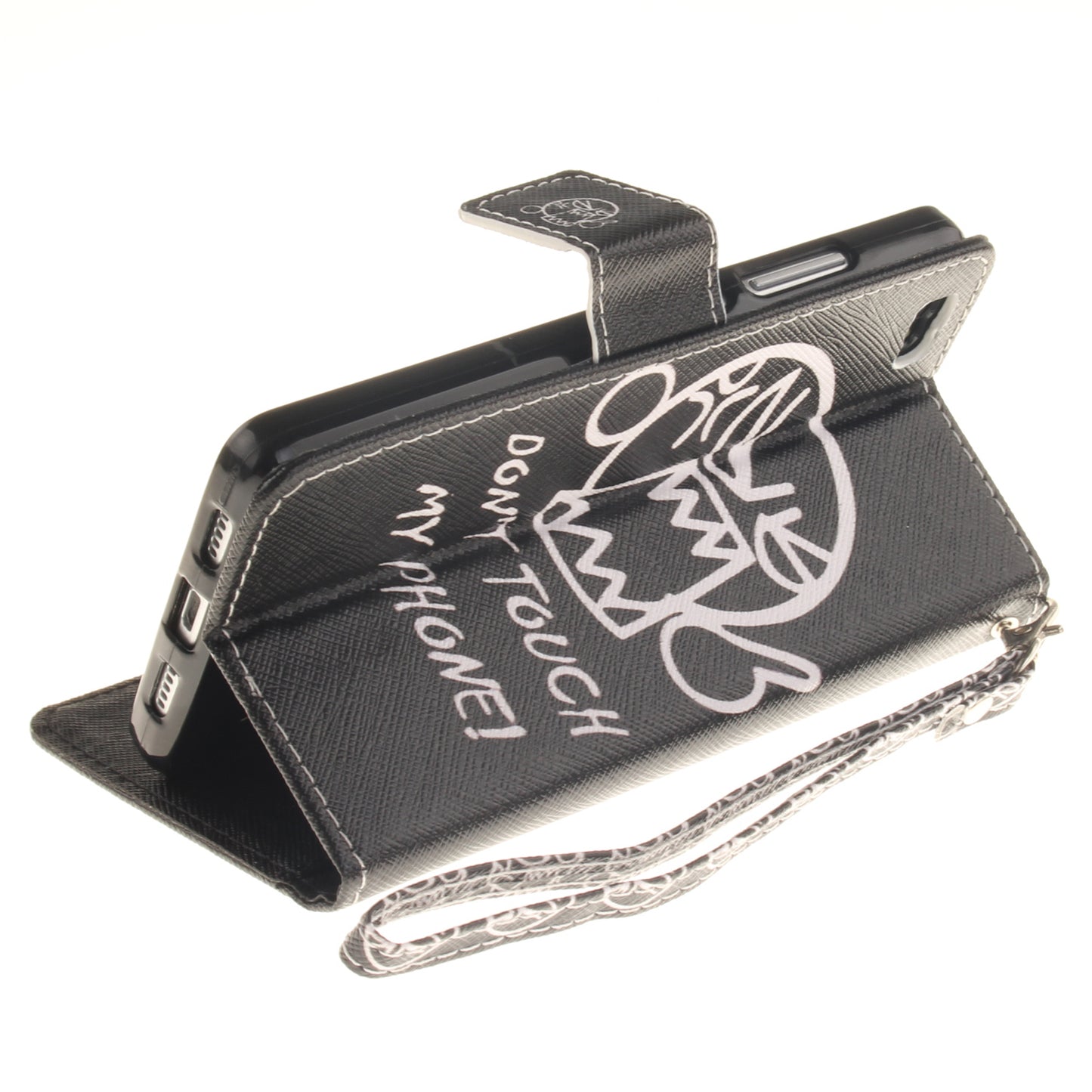 Huawei P8lite Case Pattern Printed Flip Magnetic Wallet Card Slot Soft Protective Cover for Huawei P8lite