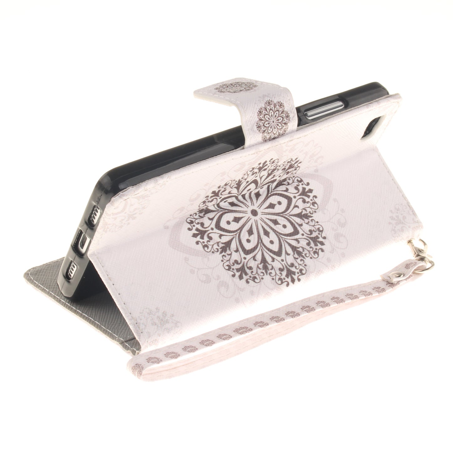 Huawei P8lite Case Pattern Printed Flip Magnetic Wallet Card Slot Soft Protective Cover for Huawei P8lite