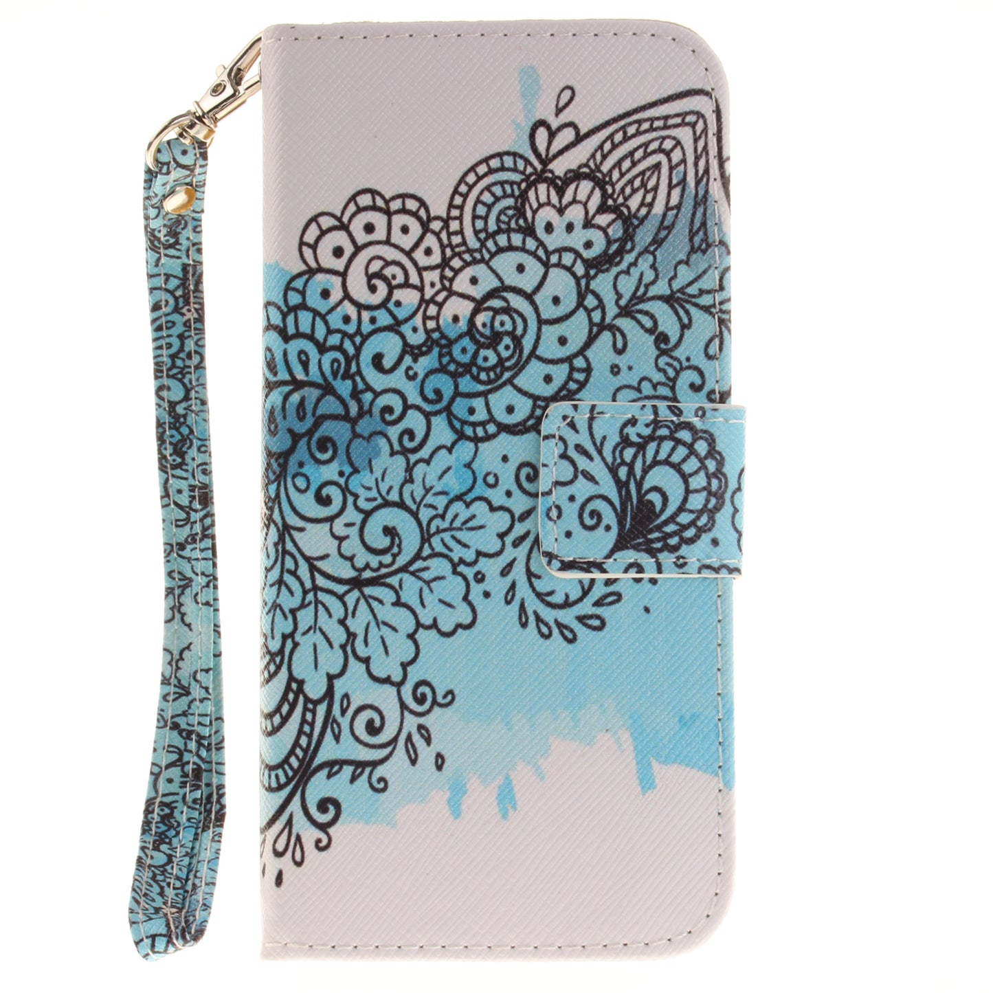 Apple iPhone 6 Case Pattern Printed Flip Magnetic Wallet Card Slot Soft Protective Cover for Apple iPhone 6/6S