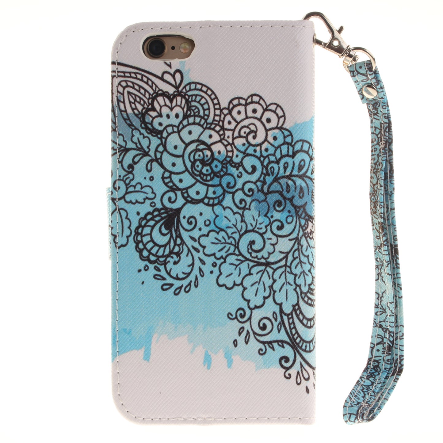 Apple iPhone 6 Case Pattern Printed Flip Magnetic Wallet Card Slot Soft Protective Cover for Apple iPhone 6/6S