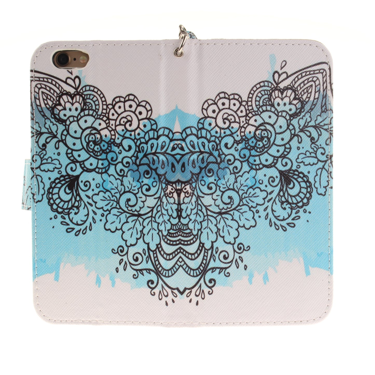 Apple iPhone 6 Case Pattern Printed Flip Magnetic Wallet Card Slot Soft Protective Cover for Apple iPhone 6/6S