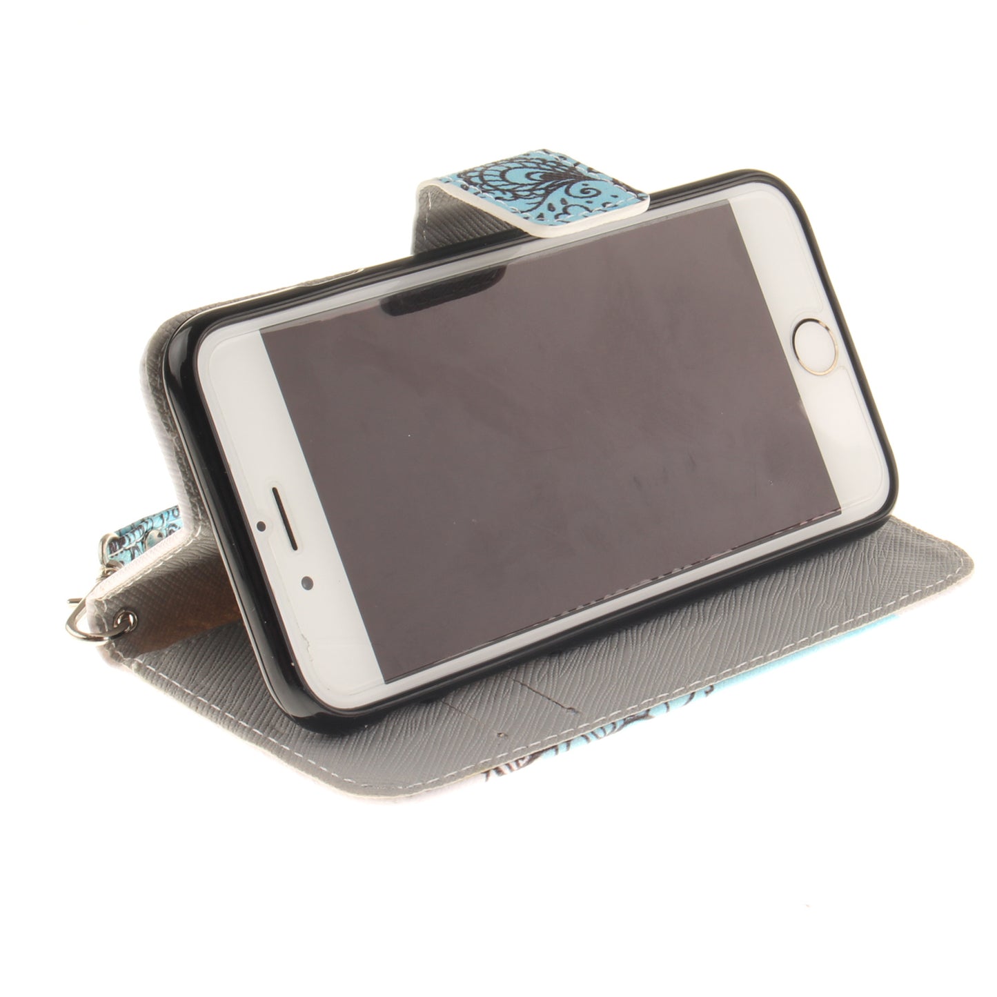 Apple iPhone 6 Case Pattern Printed Flip Magnetic Wallet Card Slot Soft Protective Cover for Apple iPhone 6/6S