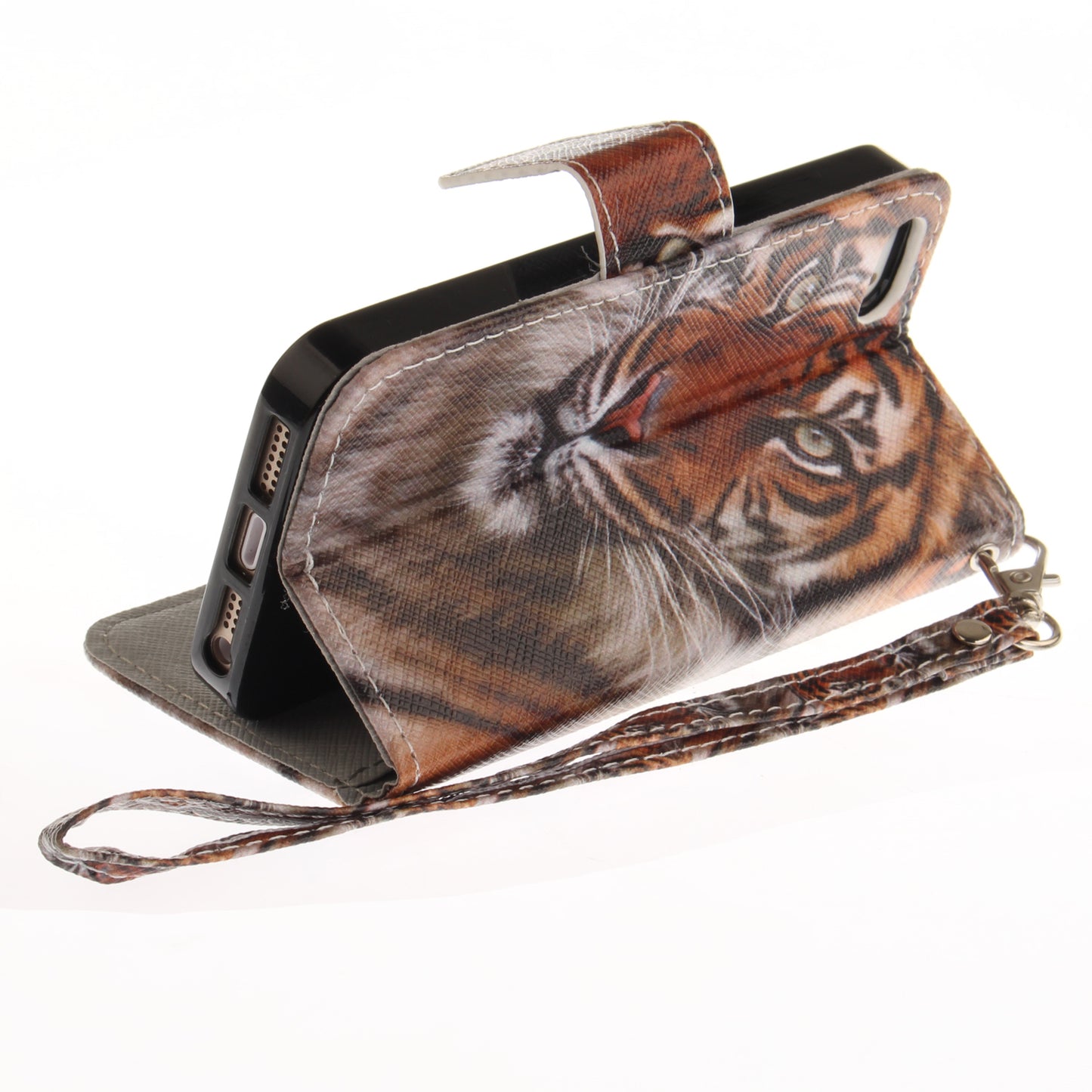 Iphone 5/5s/SE Case Pattern Printed Flip Magnetic Wallet Card Slot Soft Protective Cover for Iphone 5/5s/SE