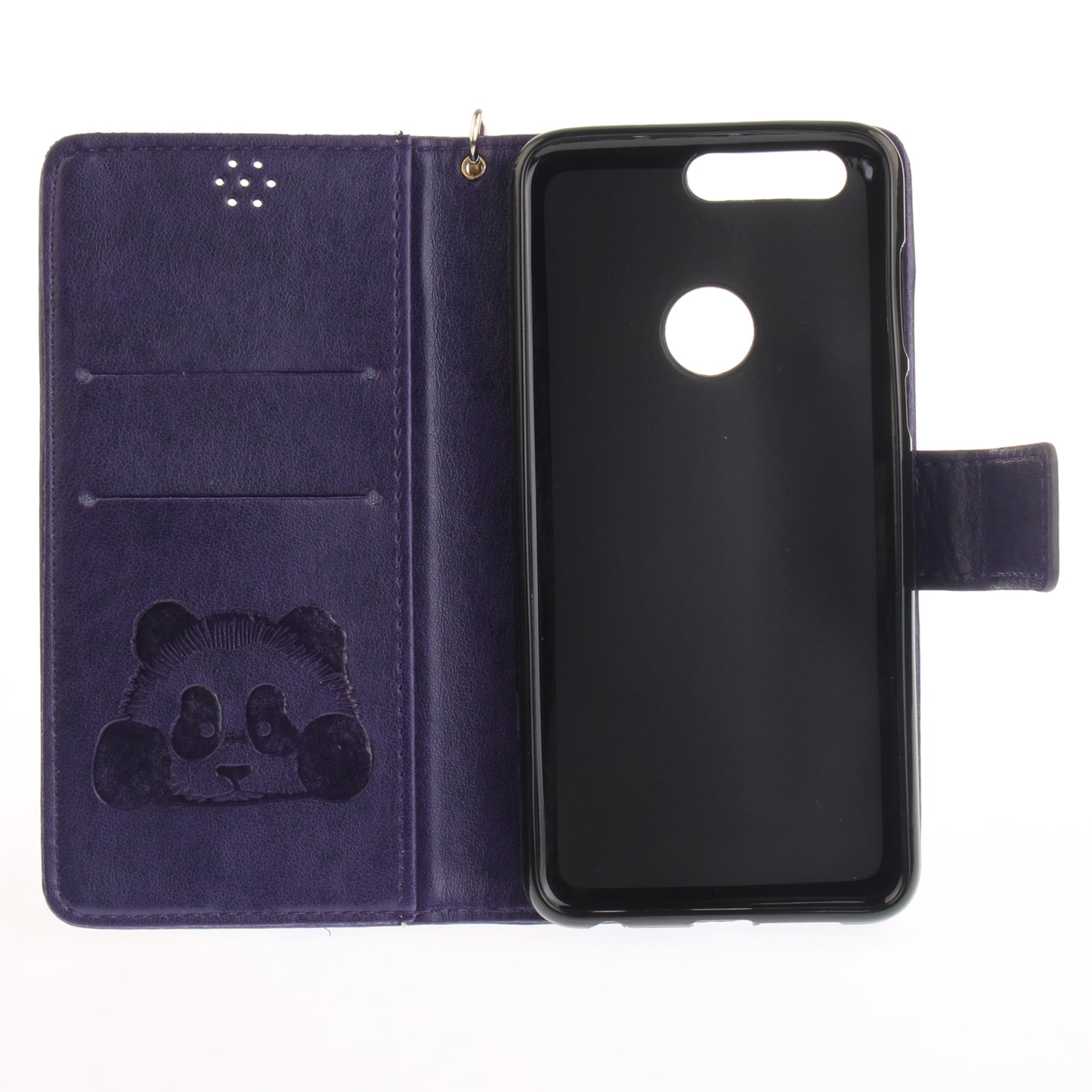 Huawei Honor 8 Case Panda Printed Flip Magnetic Wallet Card Slot Soft Protective Cover for Huawei Honor 8