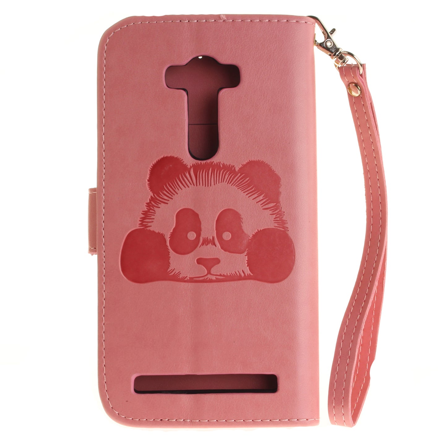 Asus Zenfone 2 Laser ZE551KL Case Panda Printed Flip Magnetic Wallet Card Slot Soft Protective Cover