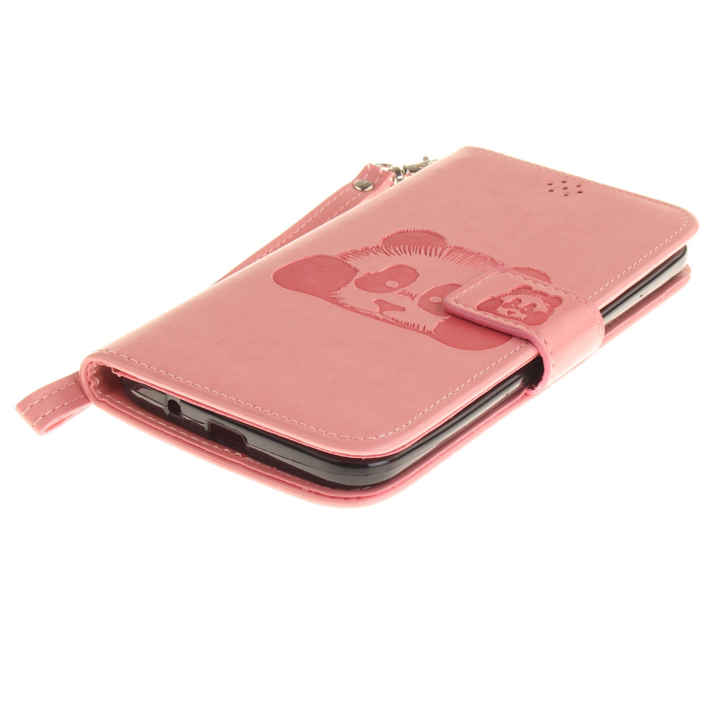 Asus Zenfone 2 Laser ZE551KL Case Panda Printed Flip Magnetic Wallet Card Slot Soft Protective Cover