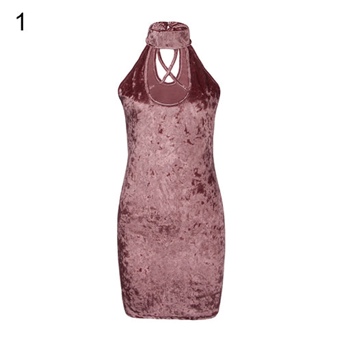 Sexy Women Spaghetti Strap Loose Sleeveless Summer Beach Chiffon Mini Dress