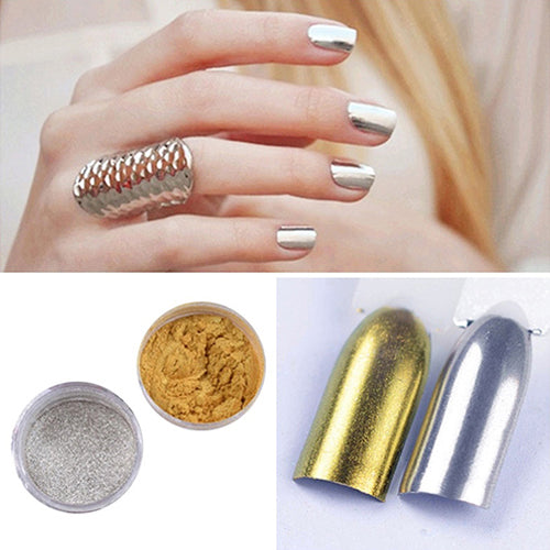 Women Fashion Shinning Mirror Chrome Effect Gorgeous Nail Art Dust Glitter Powder