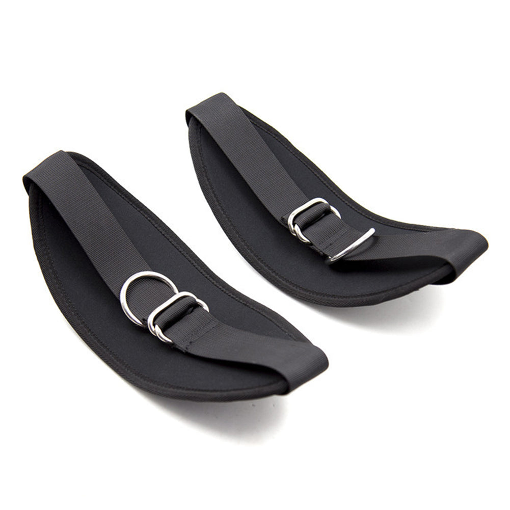 Soft Bondage Restraint Open Leg Thigh Locking Wrist Cuffs Belt Harness Sex Toy