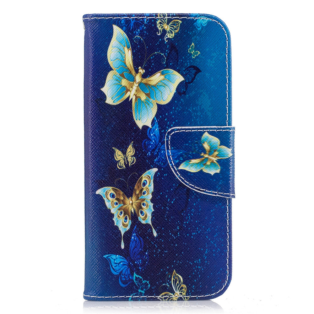 Apple iPhone 6 Case Pattern Printed Flip Magnetic Wallet Card Slot Soft Protective Cover for Apple iPhone 6/6s