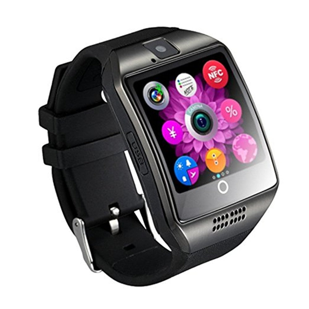 Newest Q18 Smart Watch Bluetooth Smartwatch Phone with Camera TF/SIM Card Slot for Android Samsung Galaxy SONY,LG,Huawei