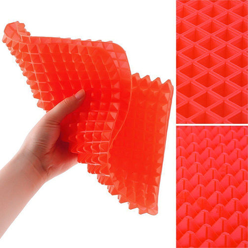 Kitchen Pyramid Pan Non-Stick Silicone Cooking Mat Oven Baking Tray Sheet