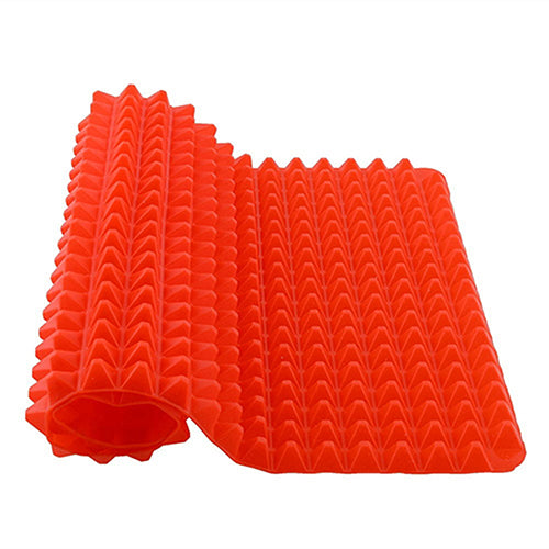 Kitchen Pyramid Pan Non-Stick Silicone Cooking Mat Oven Baking Tray Sheet