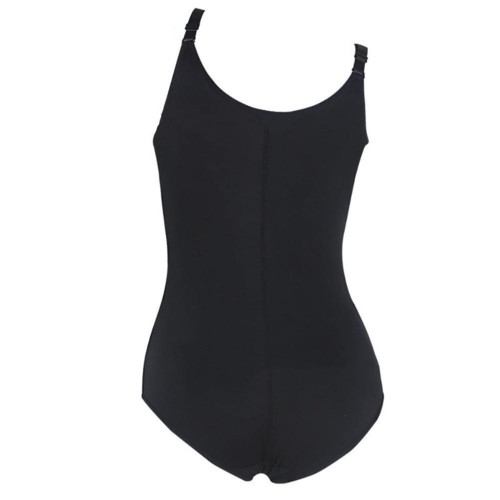 Women Fashion Sexy Detachable Latex Bodysuit Girdles Body Shaper with Zipper