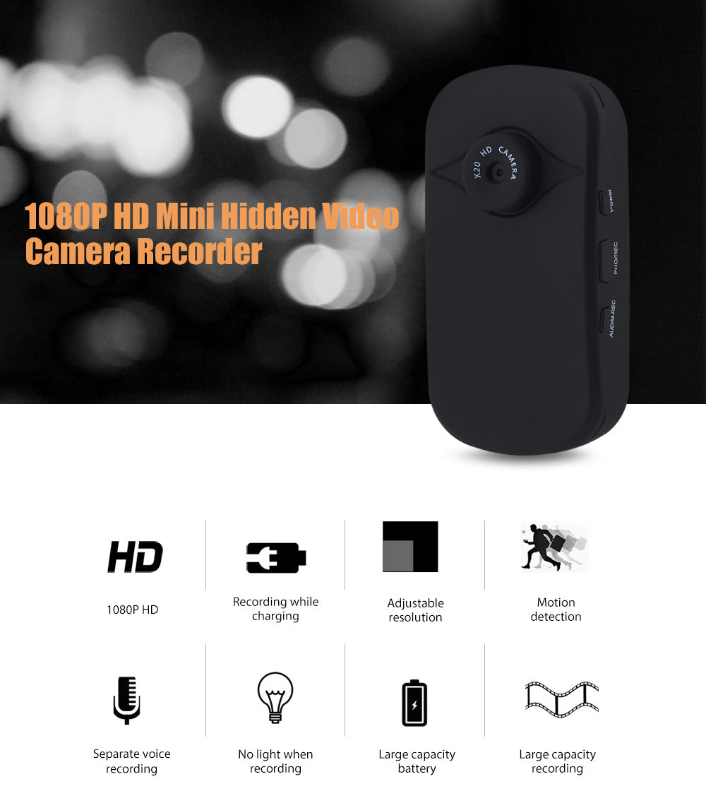 WD2 Newest Mini Micro Camera HD 1080P Motion Detection Mini Camcorder DV Video Voice Recorder Webcam pk SQ8 Mini Camer