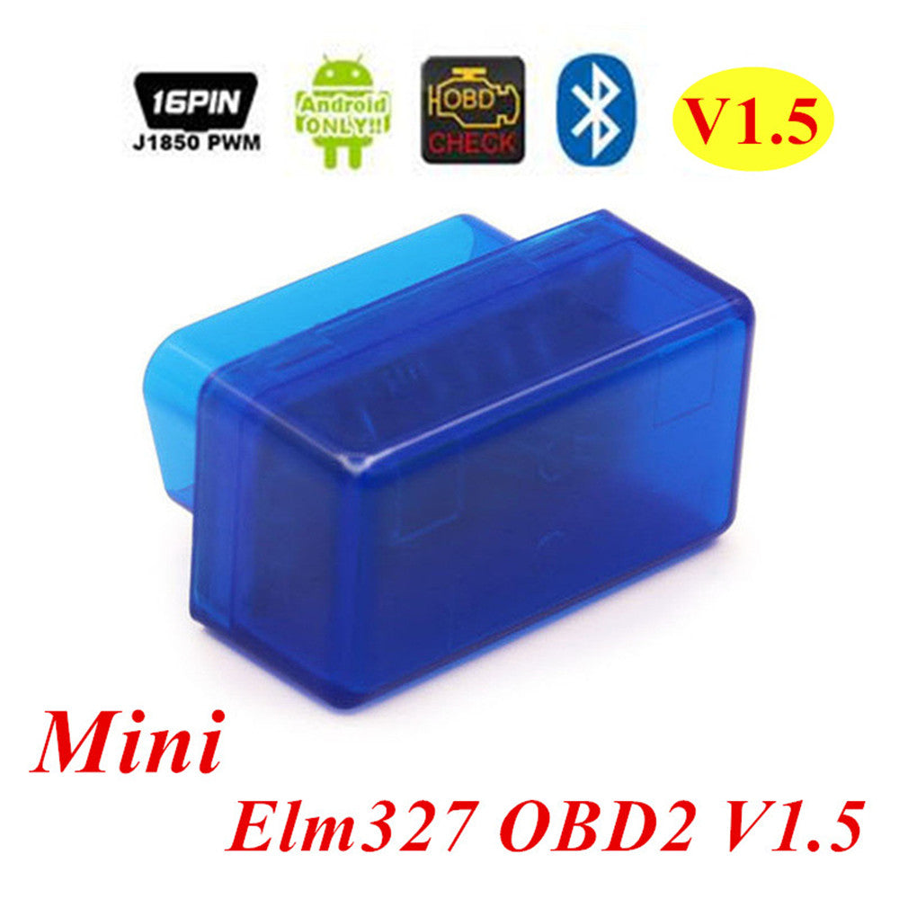 Latest Version Super Mini ELM 327 Bluetooth V1.5 OBD2 Scanner ELM327 OBD 2 Car Diagnostic Interface mini bluetooth elm327