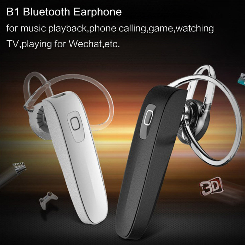 B1 Stereo Headset Bluetooth Earphone Headphones with Microphone Mini 4.0 Wireless Handsfree for iPhone Samsung Sony Xiaomi