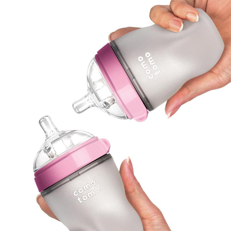 Comotomo NewBorn Baby Bottle? 8 Ounce (250ml??Pink