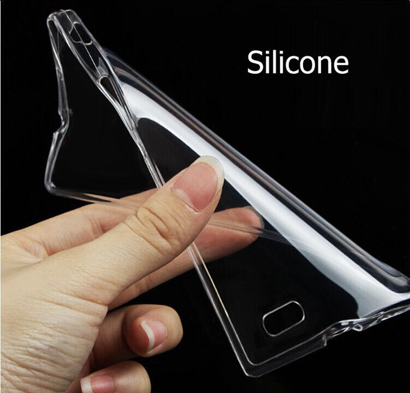 Ultra-thin 0.3mm clear tpu soft cover for Asus zenfone 5 cell phone silicone protective case of crystal Transparent +1pcs film