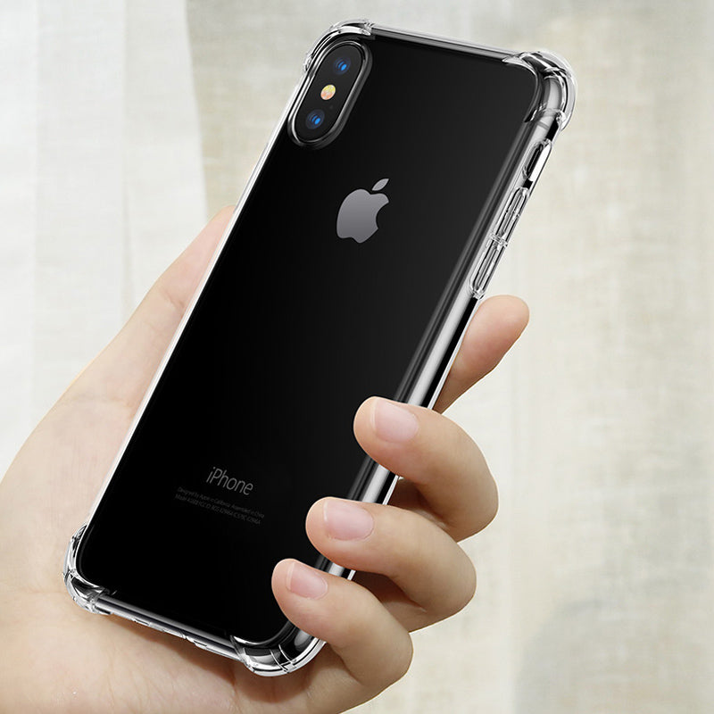 TPU Transparent phone Cases For iPhone X 8 7 6 6s Plus Soft Silicone protection Cover Case