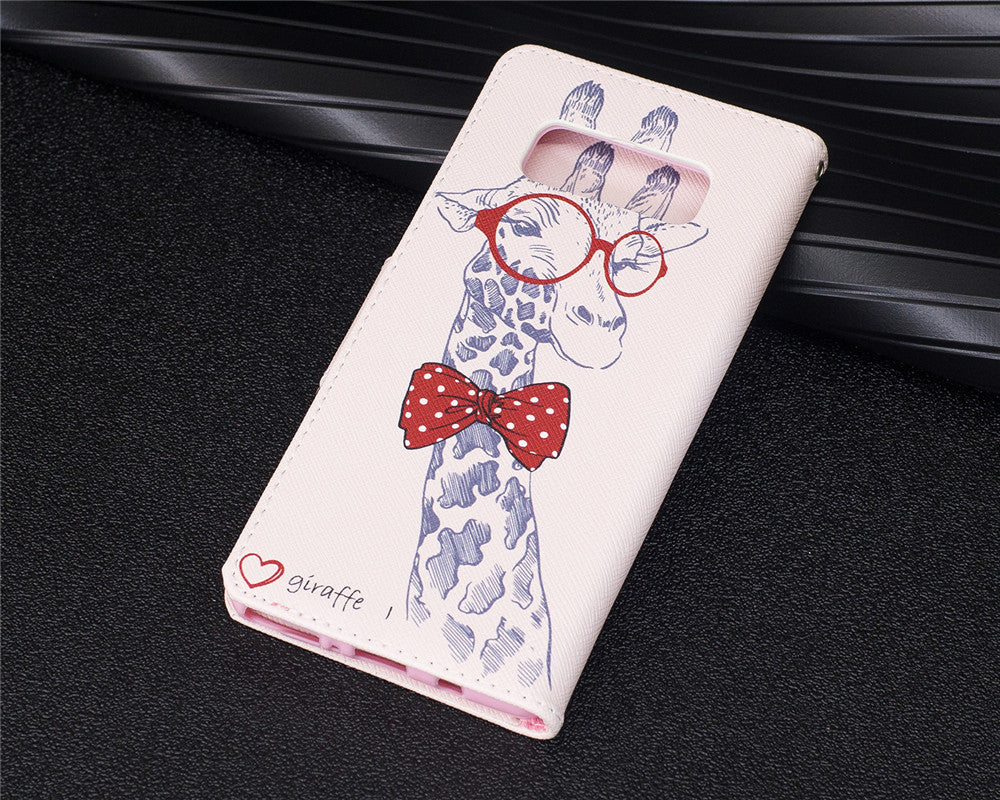 Samsung Galaxy Note 8 Case PU Leather Flip Wallet Magnetic Cover for Samsung Galaxy Note 8