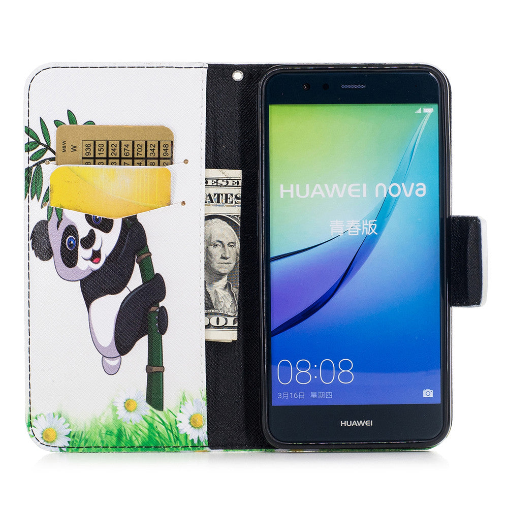 Huawei P10 Lite Case PU Leather Flip Wallet Magnetic Cover for Huawei P10 Lite